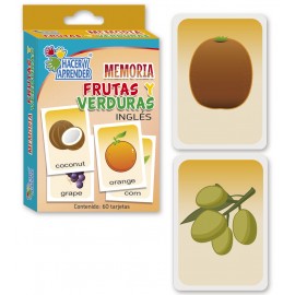 Memoria Frutas y Verduras Ingles