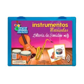 Lotería de Sonidos Instrumentos Musicales en caja