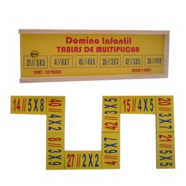 Domino Infantil Tablas de Multiplicar