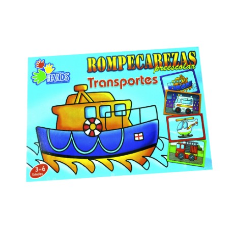 Rompecabezas Preescolar Transportes